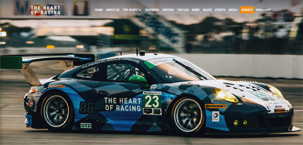 Heart of Racing Web Site